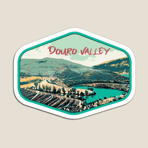 Item preview, Vibrant Douro Valley Illustration designed and sold by Lemomo-artworks.