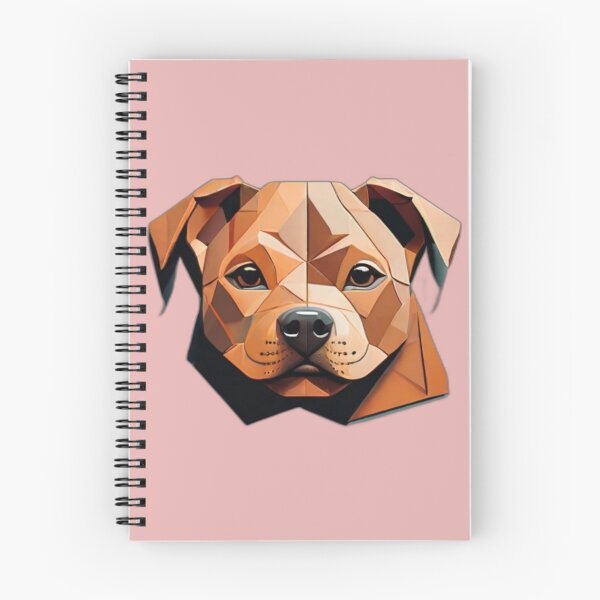 Item preview, Geometric Canine: Minimalist Paper-Cut Staffordshire designed and sold by products4urduke.