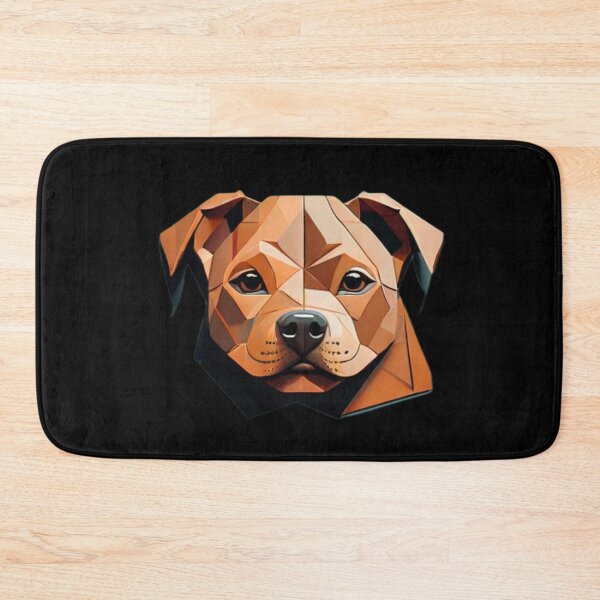 Item preview, Geometric Canine: Minimalist Paper-Cut Staffordshire designed and sold by products4urduke.