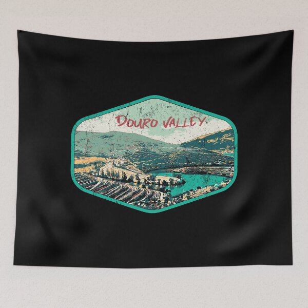 Item preview, Vibrant Douro Valley Illustration designed and sold by Lemomo-artworks.