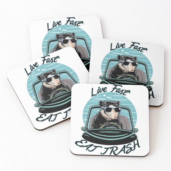 Item preview, Live Fast! Eat Trash! designed and sold by Echonn.