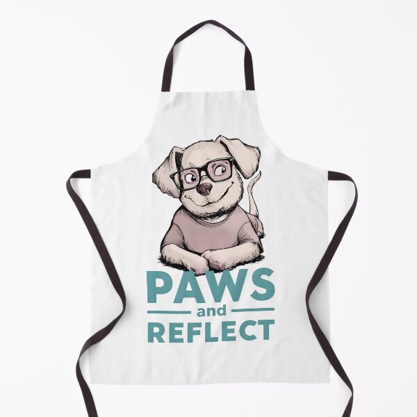 Item preview, Dog in Glasses Lying Down Funny Paws and Reflect Men Women Kids designed and sold by ColorFlick.
