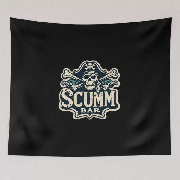 Item preview, Scumm Bar Logo designed and sold by BeardedTree.