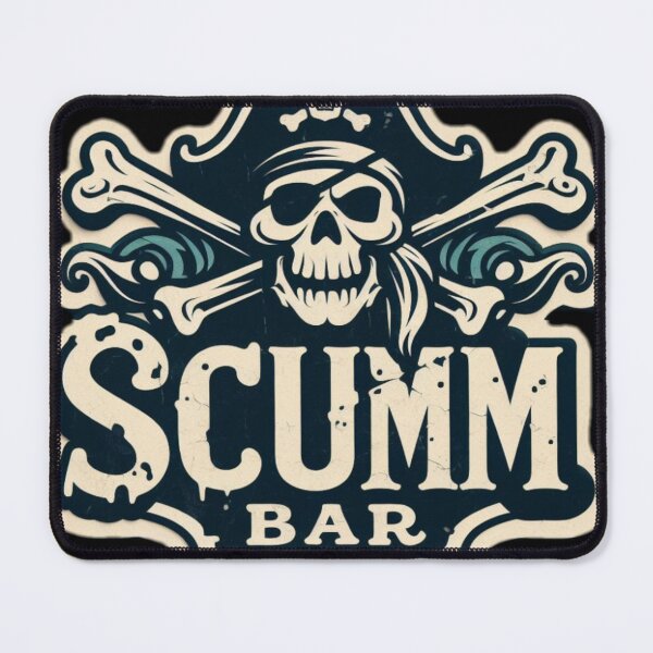 Item preview, Scumm Bar Logo designed and sold by BeardedTree.