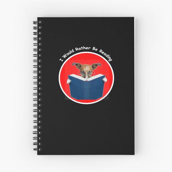 Item preview, Dog Reading Book - I Would Rather be Reading designed and sold by WhiteGothic.