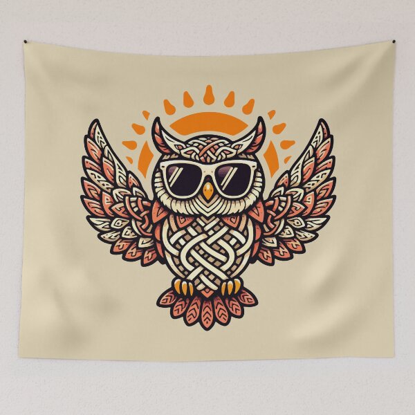 Item preview, Summer Hoot: Owl in Shades Welcomes the Sun designed and sold by Animoodles.