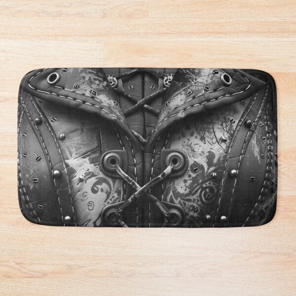 Item preview, Steampunk corset texture laced in black leather designed and sold by Fantasyplus.