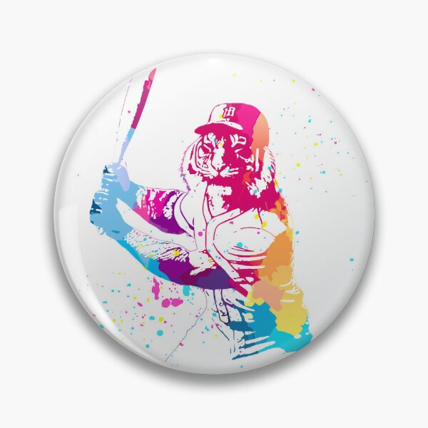 Item preview, Baseball Tiger Watercolor designed and sold by TrueArtsStore.
