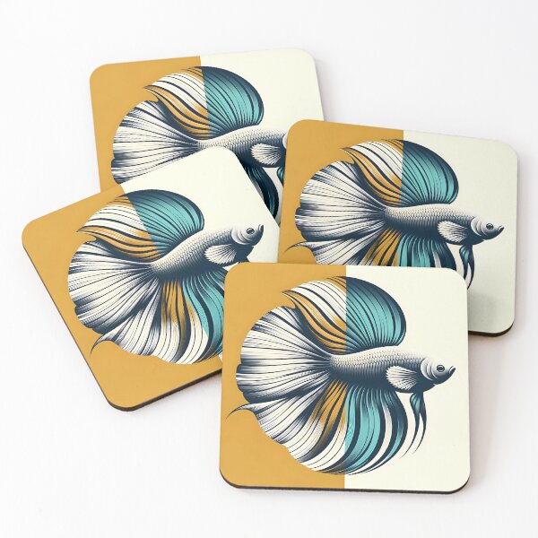 Artikelvorschau, Betta Splendens Eleganz - Minimalistisches Design entworfen und verkauft von FinFriends.