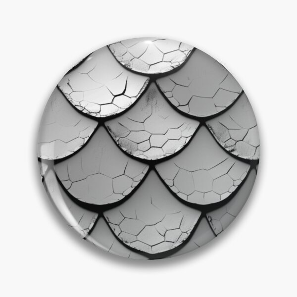 Item preview, White and Black Winter Dragon Scales designed and sold by GrinGalore.