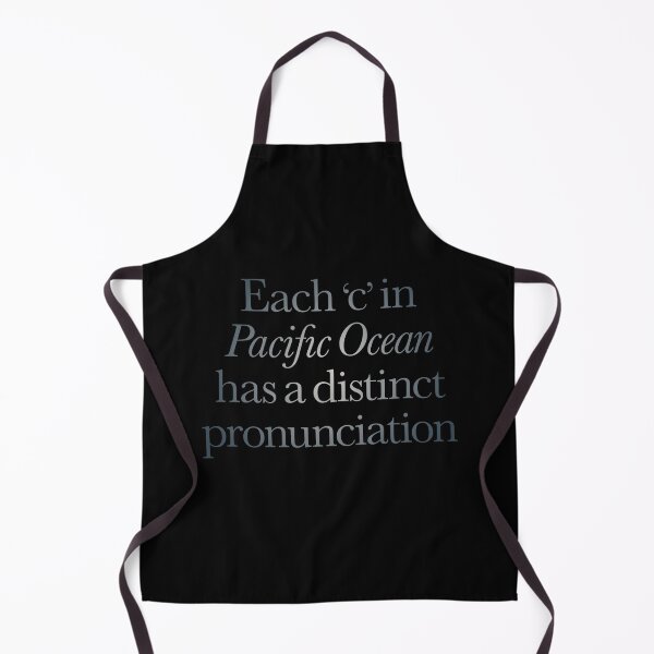 Item preview, Each 'c' in 'Pacific Ocean' has a distinct pronunciation. v.4 designed and sold by x1brett.