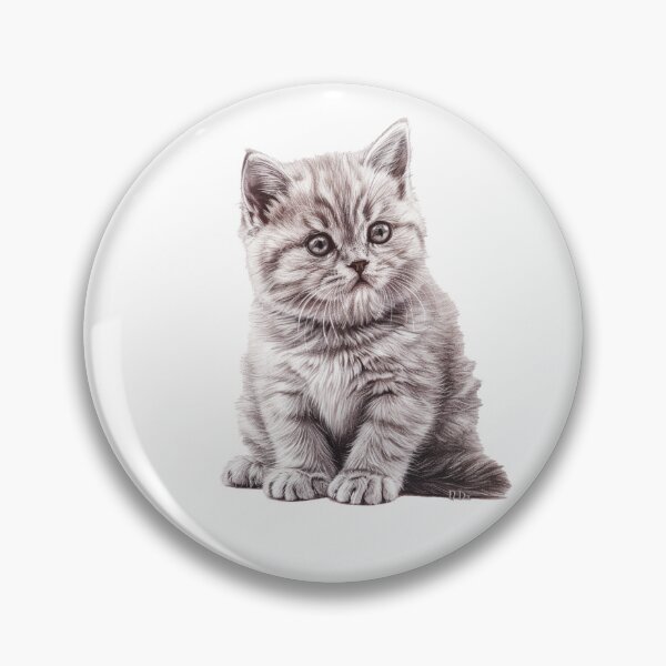 Item preview, British Short Hair Kitten designed and sold by Sticker1Central.