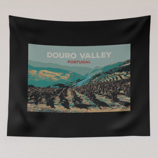 Item preview, Illustration of Douro Valley Landscape designed and sold by Lemomo-artworks.