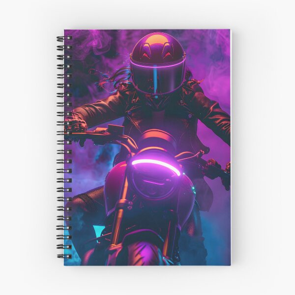 Item preview, Cyberpunk girl on bike I designed and sold by Art Happens.