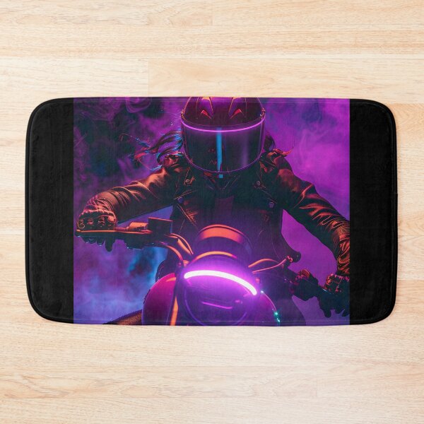 Item preview, Cyberpunk girl on bike I designed and sold by Art Happens.