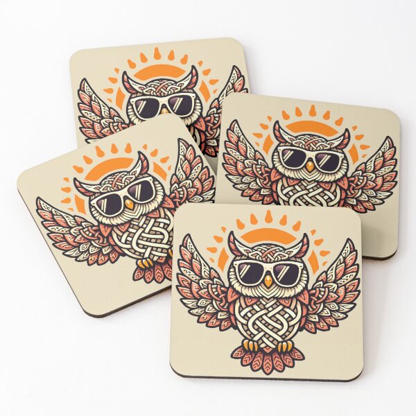 Item preview, Summer Hoot: Owl in Shades Welcomes the Sun designed and sold by Animoodles.