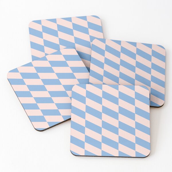 Item preview, Blue and Cream Geometric Modern Mid Century Bauhaus Seamless Pattern designed and sold by owliedesign.