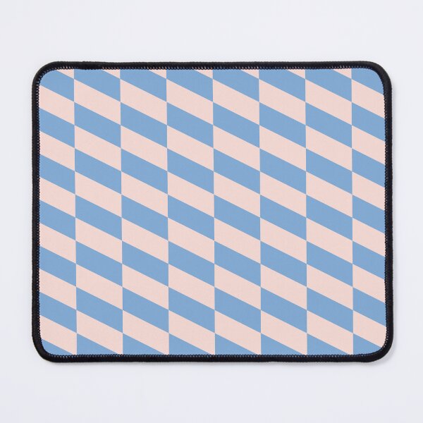 Item preview, Blue and Cream Geometric Modern Mid Century Bauhaus Seamless Pattern designed and sold by owliedesign.
