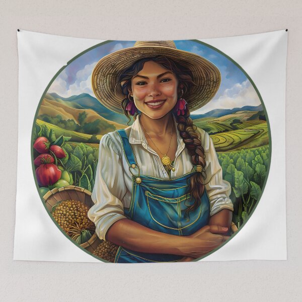 Item preview, Fields of Resilience: A Tribute to Farmers designed and sold by AI-Only Creations.