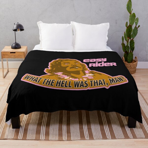 Item preview, Dennis Hopper Tribute Tee - Iconic 'Easy Rider' UFO Scene Illustration designed and sold by Boogosh.
