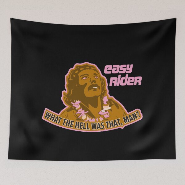 Item preview, Dennis Hopper Tribute Tee - Iconic 'Easy Rider' UFO Scene Illustration designed and sold by Boogosh.