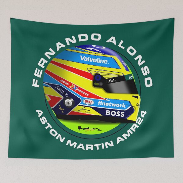 Item preview, Fernando Alonso - 2024 Helmet Circle. designed and sold by JageOwen.