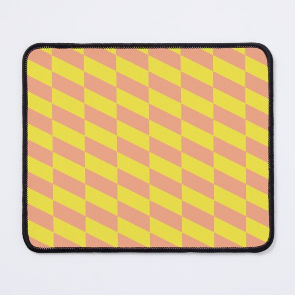 Item preview, Yellow and Peach Geometric Modern Mid Century Bauhaus Seamless Pattern designed and sold by owliedesign.