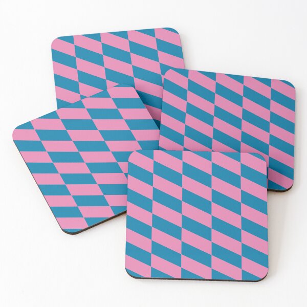 Item preview, Blue and Pink Geometric Modern Mid Century Bauhaus Seamless Pattern designed and sold by owliedesign.