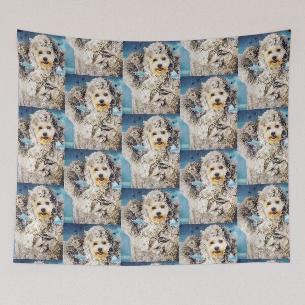 Item preview, Maltese Poodle Dog - 'Fashion Victim?' designed and sold by Nikki Fortuin Arts & Crafts.
