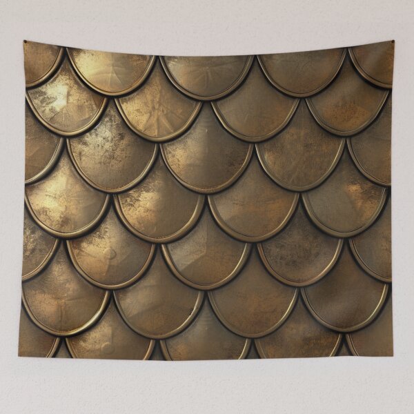 Item preview, Bronze Metal Armor Scales Pattern designed and sold by GrinGalore.
