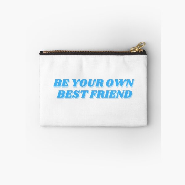Item preview, Be your own best friend, blue design designed and sold by ChiWellness Shop.