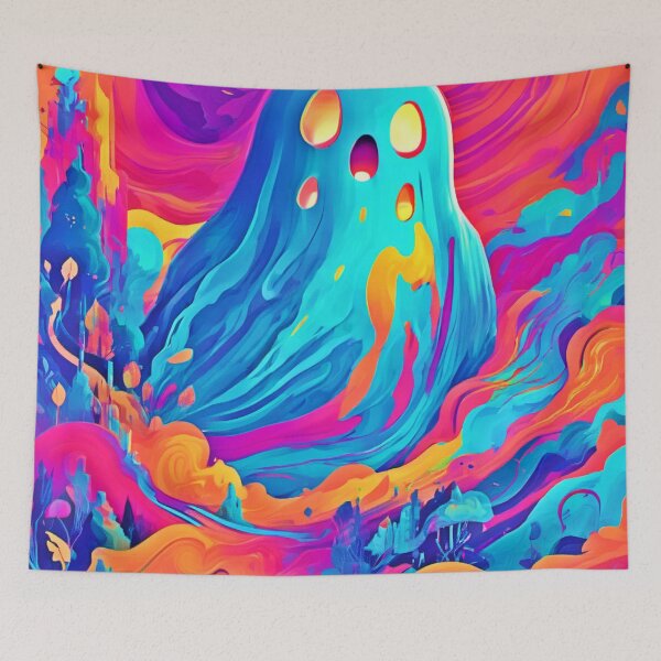 Item preview, Spectral Ghost Halloween Art designed and sold by Health And Fitness Posts e-Store.