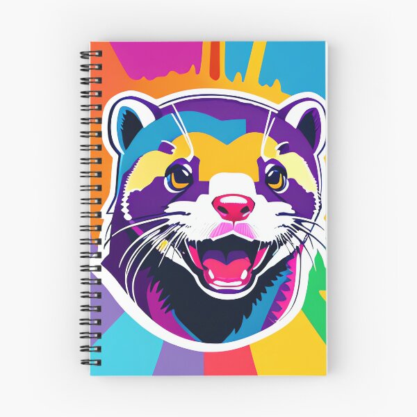 Item preview, Modern Abstract Pop Art Style Laughing Otter Drawing  designed and sold by thejoyker1986.