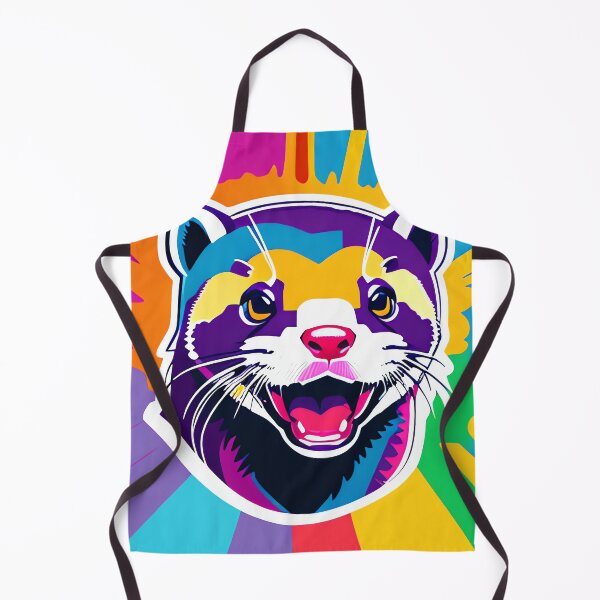 Item preview, Modern Abstract Pop Art Style Laughing Otter Drawing designed and sold by thejoyker1986.