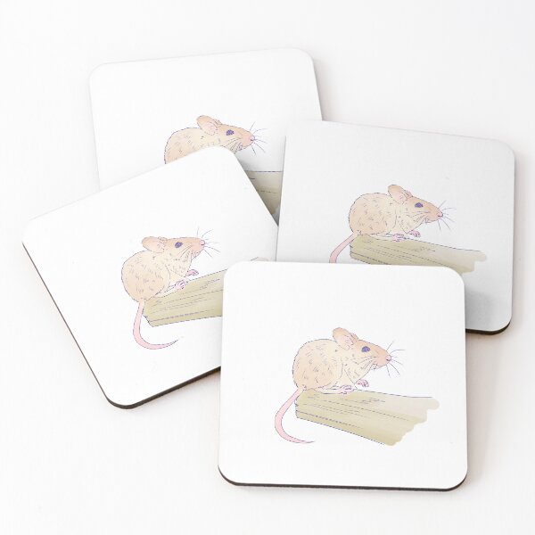 Item preview, Tiny mouse on a stick designed and sold by Tsuyu-u.
