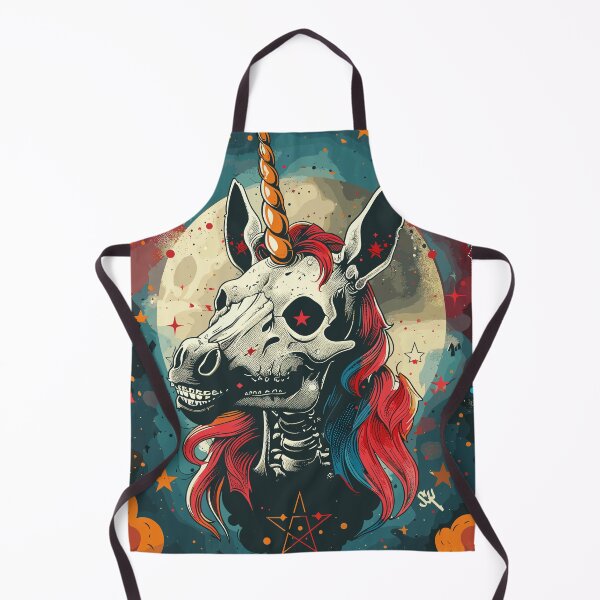 Item preview, Unicorn - Skull, Skeleton Pentagram designed and sold by HIGUMAX.