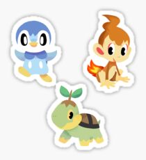 sinnoh starters Sticker