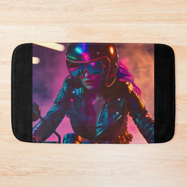 Item preview, Cyberpunk girl on a bike II designed and sold by Art Happens.