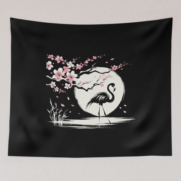 Item preview, Kawaii Cool Retro Flamingo Japan Style Funny Flamingo designed and sold by KsuAnn.
