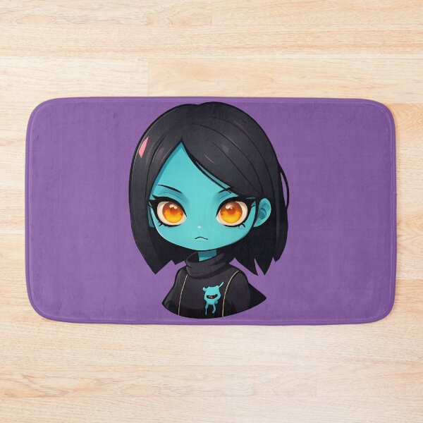 Item preview, Hazel Eyes Blue Skin Monster Goth Alt Girl designed and sold by MadnessEnvelope.