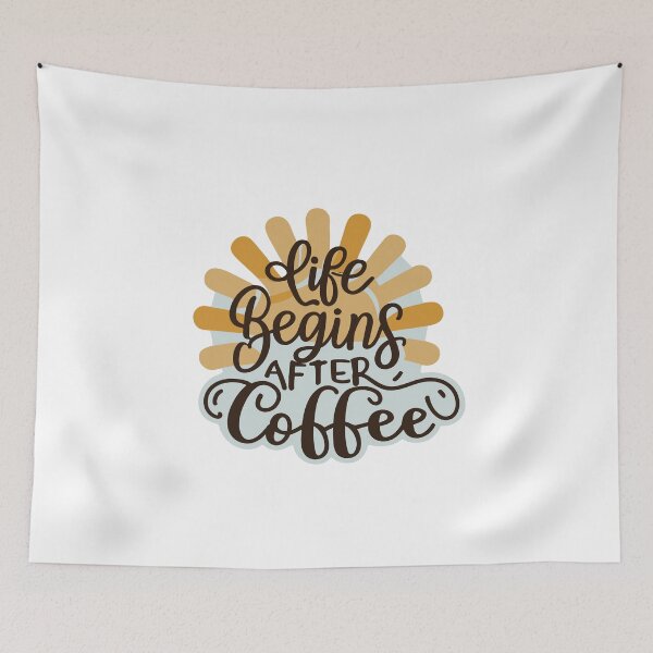 Item preview, life begins after coffee designed and sold by jkrphoto.