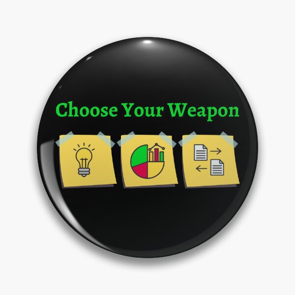 Item preview, Choose Your Weapon HR Innovative Ideas, Data Analytics, and Information Sharing designed and sold by Fantastic-Finds.