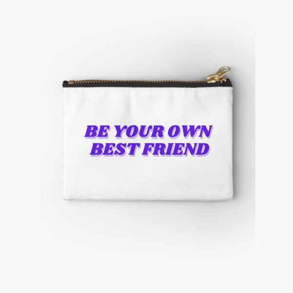 Item preview, Be your own best friend, purple design  designed and sold by ChiWellness Shop.