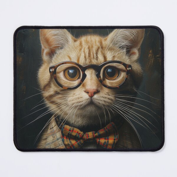 Item preview, Gentleman Cat with Glasses designed and sold by House of Hope.