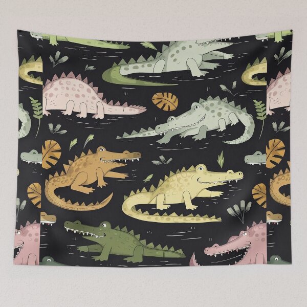 Item preview, winter herps crocodile designed and sold by DunuStore.