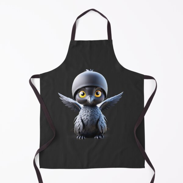 Aperçu de l'œuvre A delightful and playful 3D illustration of a friendly Cute Crow with vibrant fur and expressive eyes créée et vendue par yeekazar.