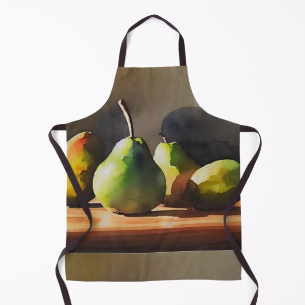 Item preview, Still Life Pears on Wood Table #4. Painting By Carraann. designed and sold by CARRAANN.
