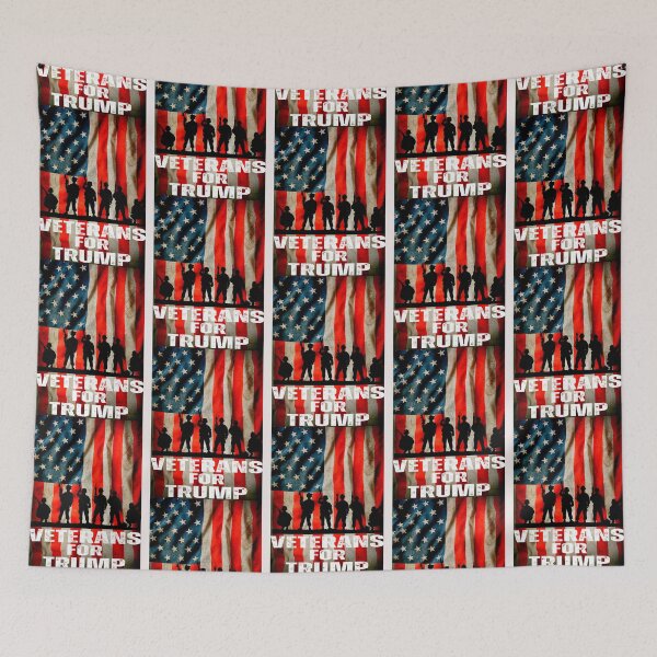 Item preview, Veterans for Trump, presidential election 2024 designed and sold by erozzz.