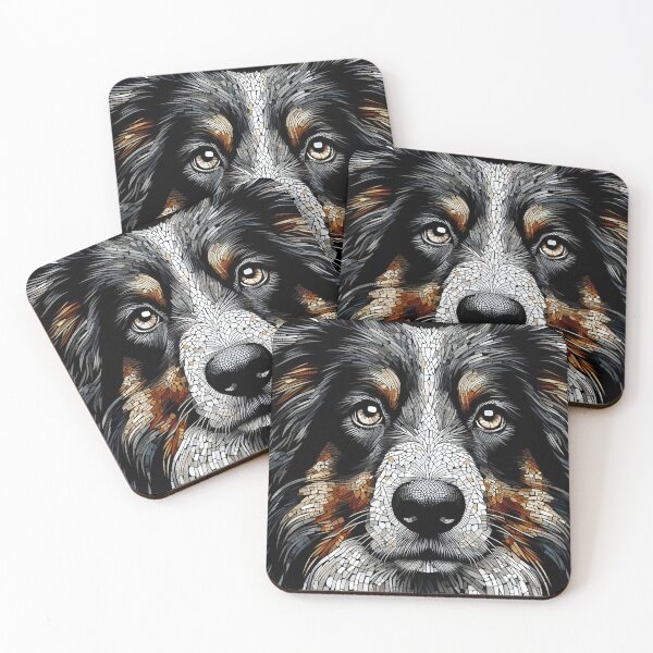 Item preview, Mosaic Magic: Border Collie designed and sold by PawspectCreate.