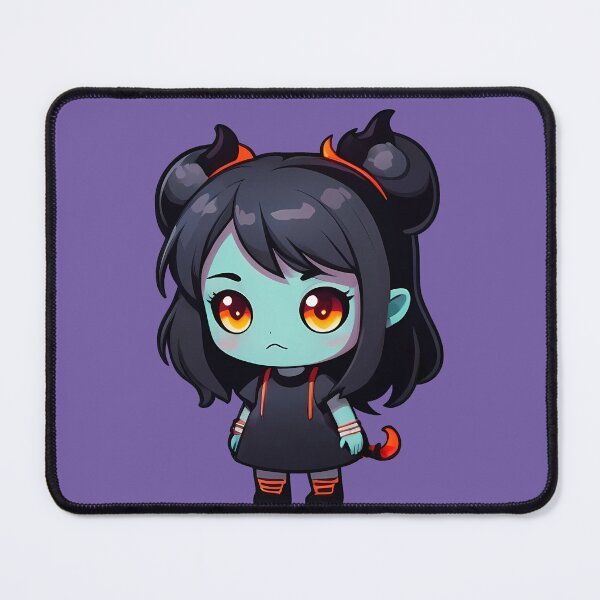Item preview, Blue Skin Cute Little Monster Girl designed and sold by MadnessEnvelope.